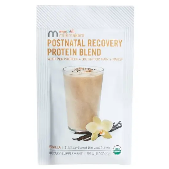 Milkmakers Postnatal Recovery Protein Blend Dietary Supplement - Vanilla - 5ct image {1}