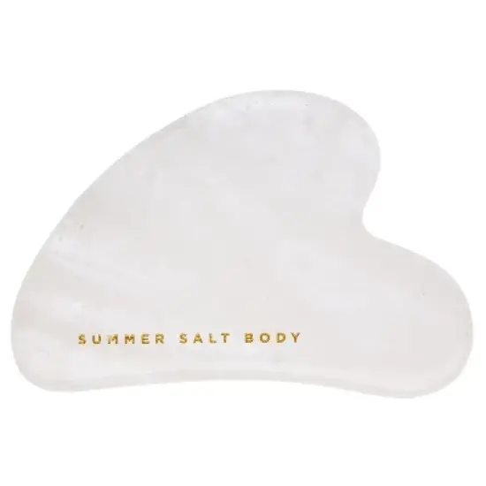 Summer Salt Body Gua Sha Stone - Face Sculpting Tool, Jaw Massager & Scraping Face Sculptor image {9}