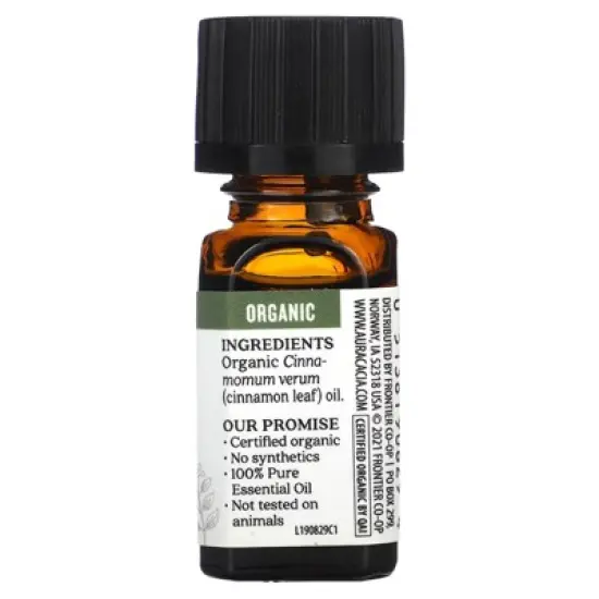 Aura Cacia Organic Cinnamon Leaf Pure Essential Oil - 0.25 fz image {3}