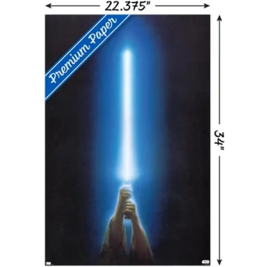 Trends International Star Wars: Original Trilogy - Blue Lightsaber Unframed Wall Poster Prints image {2}