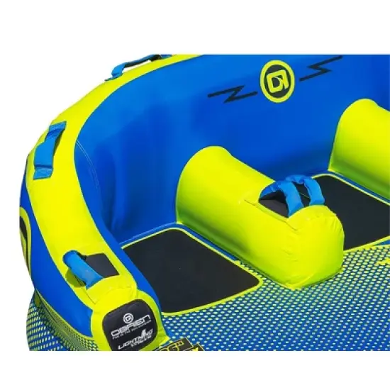 O'Brien Watersports Kickback Inflatable 2 Person Towable Boat Tube Raft image {1}