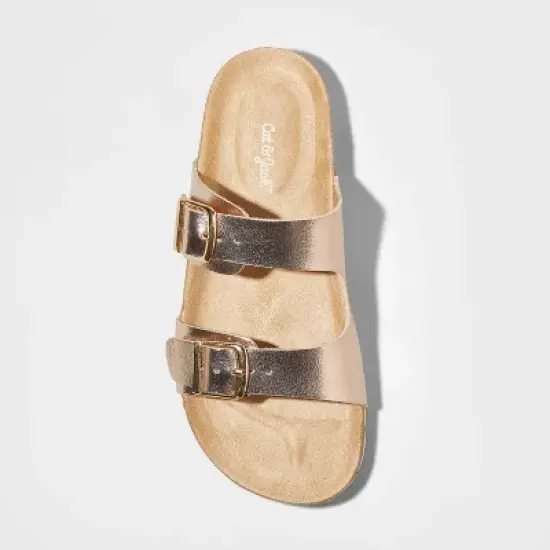 Kids' Drew Slip-On Footbed Sandals - Cat & Jack&trade; image {2}