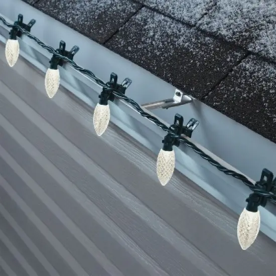 NOMA Quick Clip C9 LED Christmas String Lights, 66.8 Foot image {1}