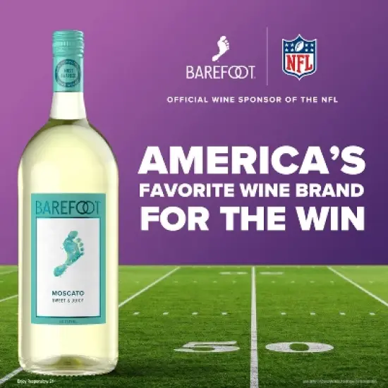 Barefoot Cellars Moscato White Wine - 1.5L Bottle image {2}