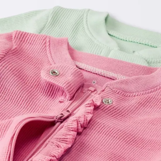 Baby 2pc Waffle Sleep N' Play - Cloud Island&trade; Pink image {2}