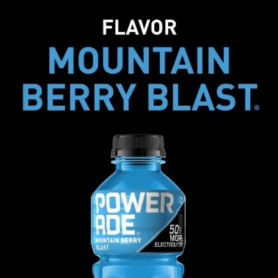 POWERADE Mountain Berry Blast Sports Drink - 20 fl oz Bottle image {1}