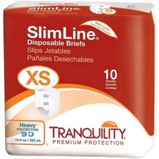 Tranquility Slimline Original Disposable Briefs, Multiple Sizes image {8}