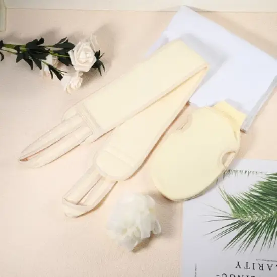 Unique Bargains Shower Bath Brush Kit 8.66"x4.72" 1 Set image {3}