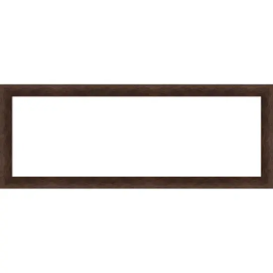 Amanti Art Warm Walnut Narrow Framed Dry Erase Magnetic Board image {15}