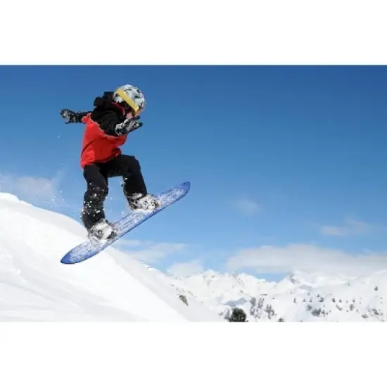 Slippery Racer Kids Snowboard with Binders for Beginners image {4}