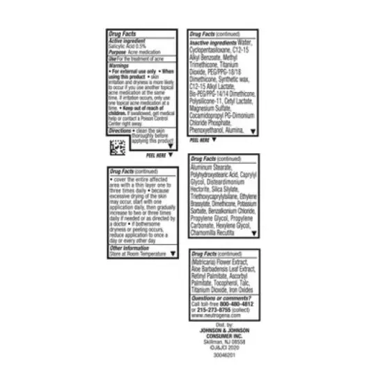 Neutrogena Skin Clearing Oil-Free Liquid Foundation with Salicylic Acid image {10}