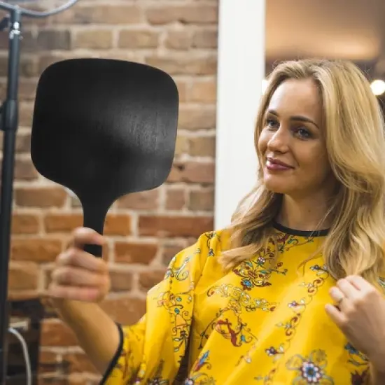 Unique Bargains Hand Mirror with Handle 1 Pc image {5}