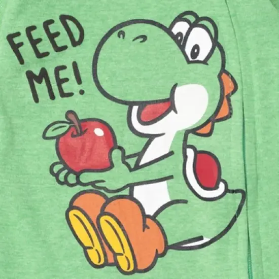 SUPER MARIO Nintendo Mario Luigi Yoshi 2 Pack Sleep N' Play Coveralls  image {6}