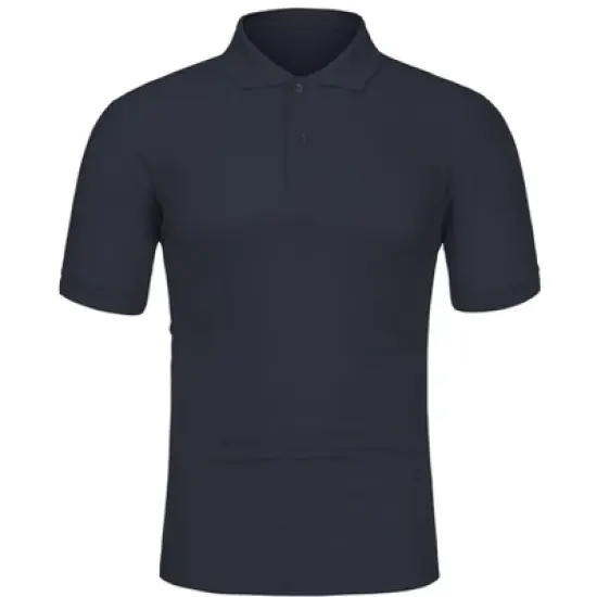 Lars Amadeus Men's Summer Solid Polo Shirts Short Sleeve Golf Performance Polo T Shirts image {9}