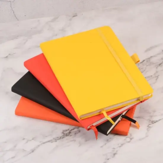 Unique Bargains Hardcover A5 Lined Office Writing Journal Notebooks 160 Pages image {5}