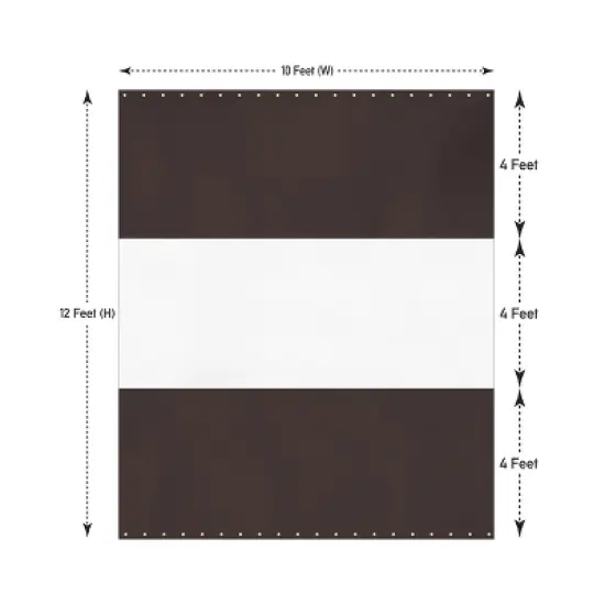 Covers&All Outdoor Clear Panel Curtain, Outdoor Curtains for Patio, Waterproof & Weather Resistant Tarp image {1}