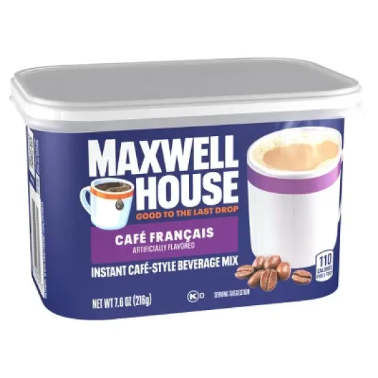Maxwell House International Caf&eacute; Francais Beverage Mix - 7.6oz image {8}