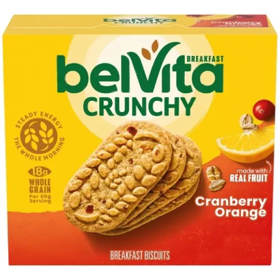 BelVita Cranberry Orange Breakfast Biscuits - 8.8oz/5pk image {14}