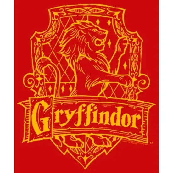 Boy's Harry Potter Gryffindor Line Art Crest T-Shirt image {1}