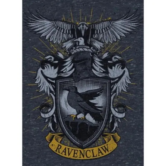 Harry Potter Ravenclaw House Crest Men's Navy Heather T-shirt image {1}