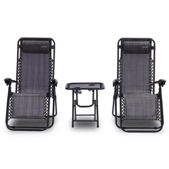 SereneLife Zero Gravity Lounge Chair, Set of 2 image {10}