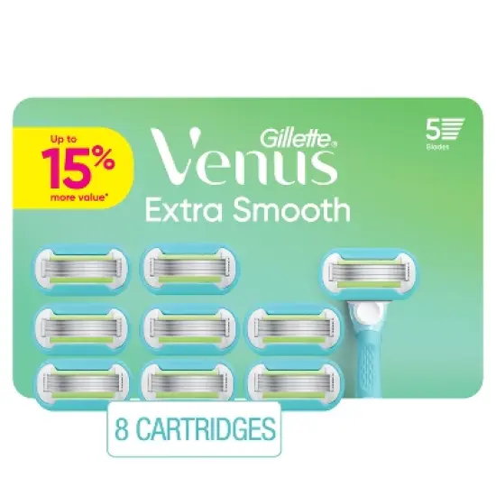 Venus Extra Smooth Women's Razor Blade Refills image {15}