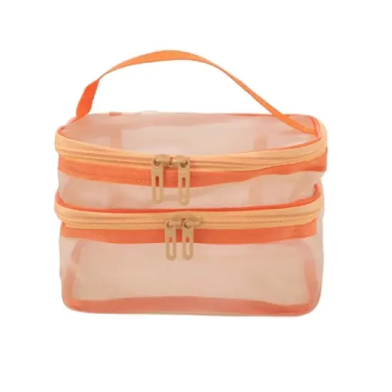 Unique Bargains Large Capacity Visible Drawstring Makeup Bag 1 Pc image {7}