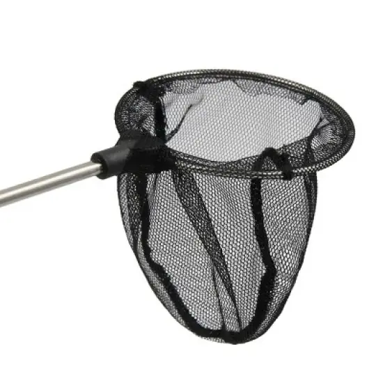 Unique Bargains Stainless Steel Telescopic Handle Aquarium Pond Shrimp Fish Skimming Net 2.8" Dia image {2}