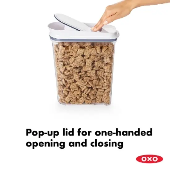 OXO POP 2.5qt Airtight Small Cereal Dispenser image {6}