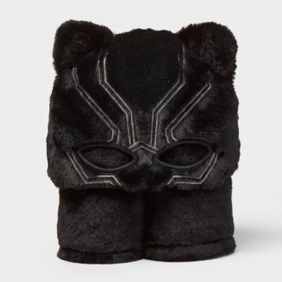 Marvel Black Panther Kids' Hooded Blanket - The Marvel Collection by Pillowfort&trade; image {2}