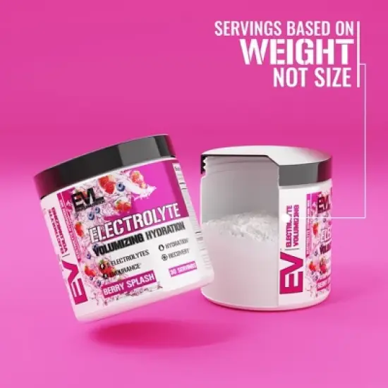 Evlution Nutrition EV Electrolyte - Hydration + Electrolytes - 30 Servings image {2}