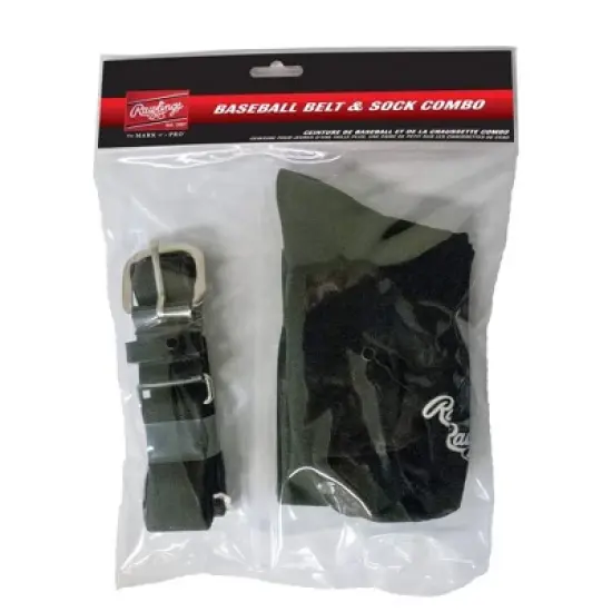 Rawlings Baseball/Softball Belt and Socks Combo Set image {1}