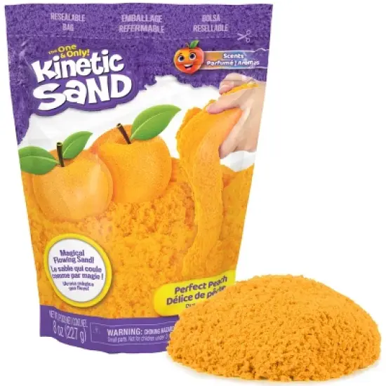 Kinetic Sand 8oz Scented Sand Peach image {6}
