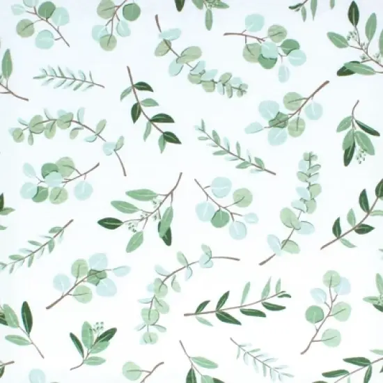 Hudson Baby Infant Girl Changing Pad Cover, Eucalyptus, One Size image {1}