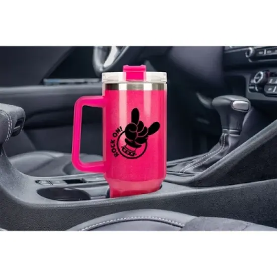 100 North That's How I Roll Nat 20 Dice Role Playing Game Wrap-Around 40 Oz. Stainless Steel Water Bottle Coffee Mug, Spill & Leak Resistant, Travel image {4}