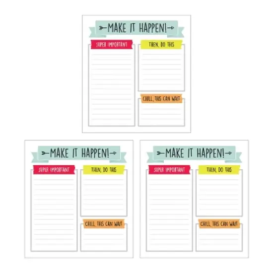 Carson Dellosa Education Aim High Notepad Value Pack Notepad Set image {5}
