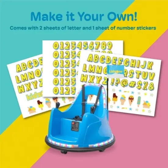 Kidzone 360 Spin Wifi Bumper Car for Toddlers & Kids image {3}