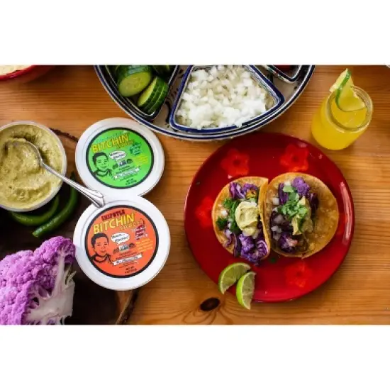 Bitchin' Sauce Cilantro Chili Almond Dip - 8oz image {3}