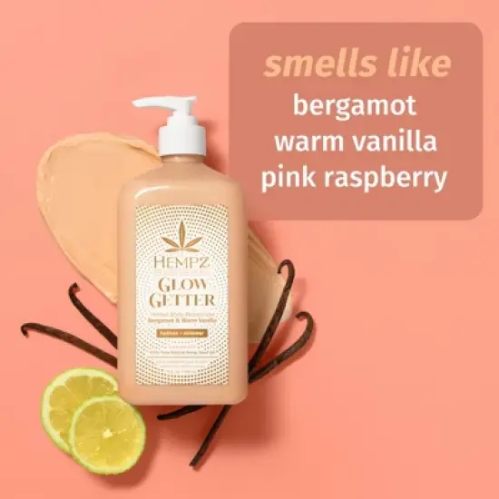Hempz Glow Getter Moisturizing Body Lotion - Shimmer & Bergamot Vanilla - 17 fl oz image {3}