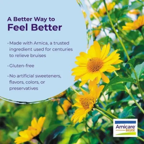 Arnicare Bruise by Boiron Homeopathic Medicine For Bruise Relief  -  60 Tablet image {8}