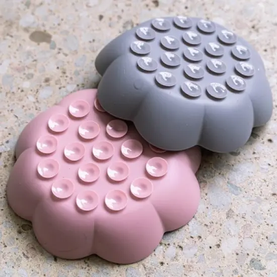 Dexypaws: Flower Slow Feeder - Grey - Dog & Pet Mealtime Accessory For 8" bowls image {5}