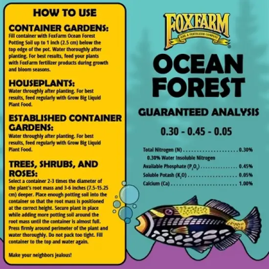 FoxFarm Ocean Forest Potting Soil image {4}