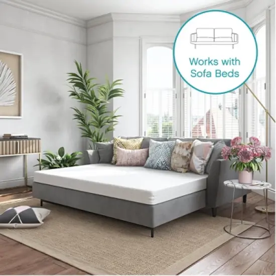 Cool Gel Memory Foam 4.5-Inch Replacement Sofa Mattress image {2}