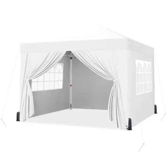 Yaheetech 12x12 FT Pop Up Canopy Tent with 4 Sidewalls and Roller Bag image {9}