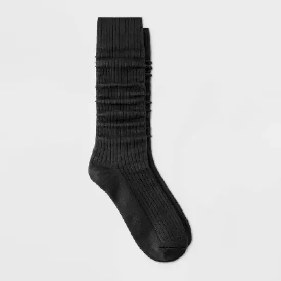 Women's Ribbed Super Soft Slouch Crew Boot Socks - Auden&trade; 4-10 image {4}