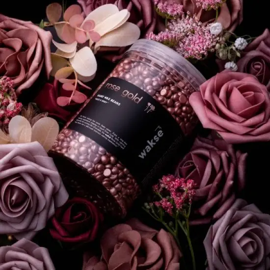 Wakse Rose Gold Hard Wax Beans - 4.8oz image {3}