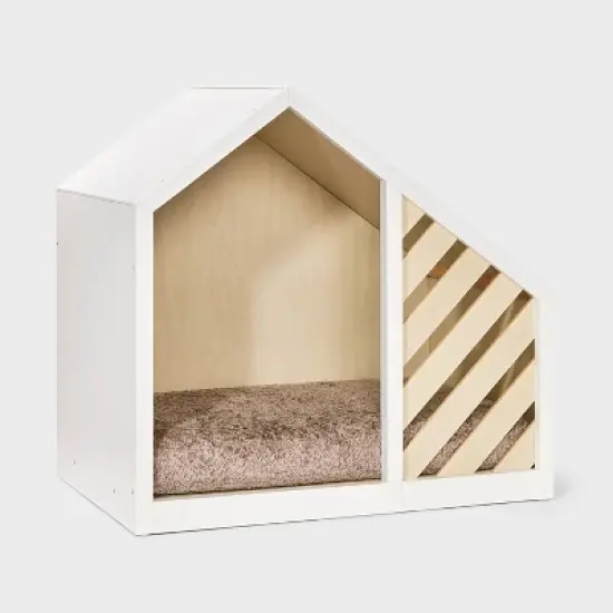 Wooden Dog House - Boots & Barkley&trade; Cream image {2}