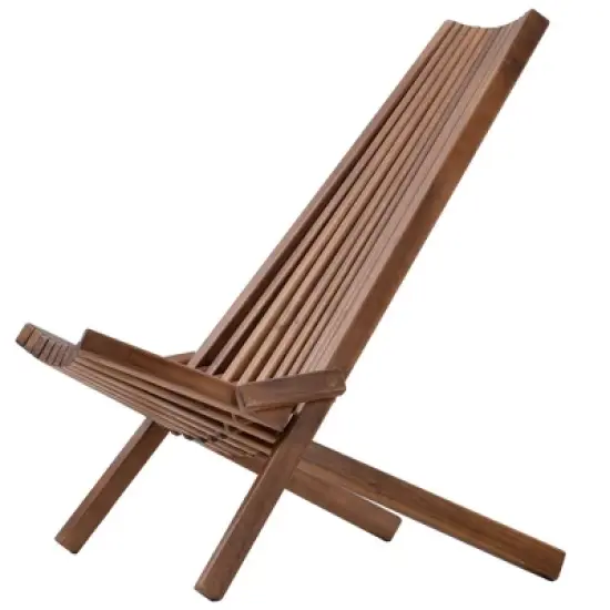 Folding Wood Chair - Natural - WELLFOR image {8}