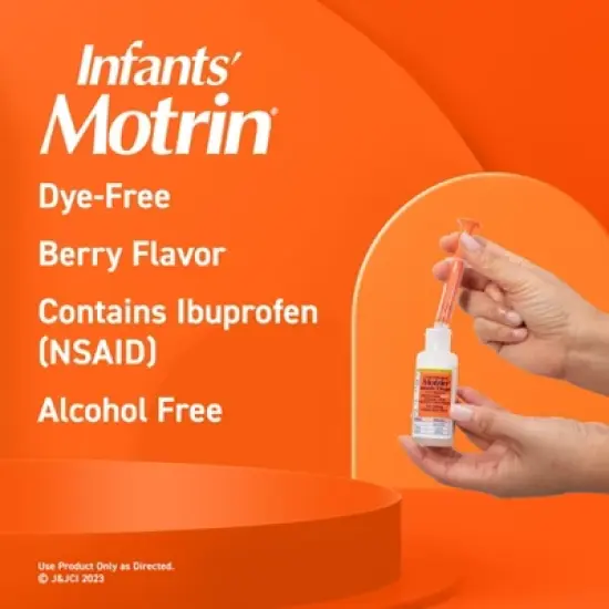 Motrin Infant Drops NSAID Berry - 1  fl oz image {3}