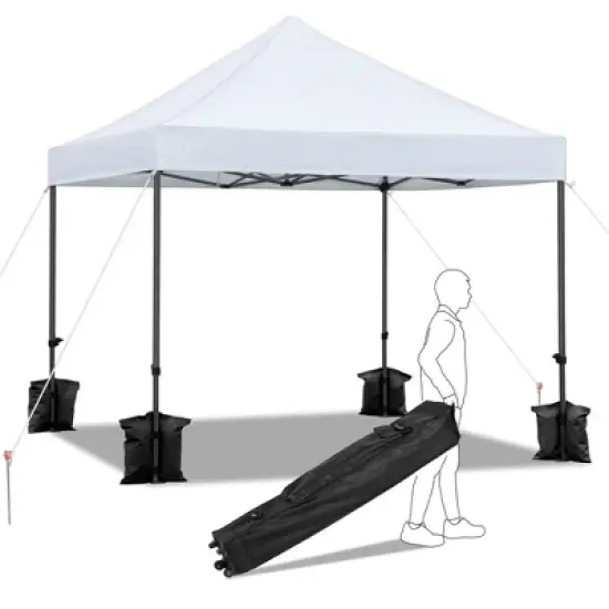 Yaheetech Pop-up Waterproof Canopy 10'x10' image {8}